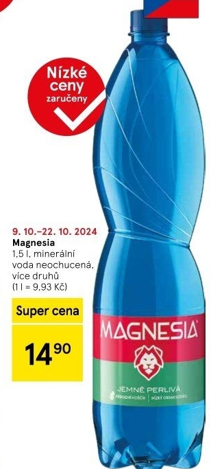 Přírodní voda Magnesia