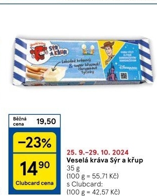 Sýr a křup Veselá kráva