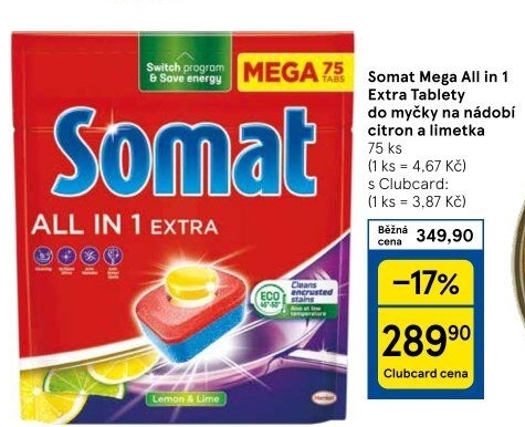 Tablety do myčky All in 1 Extra Somat