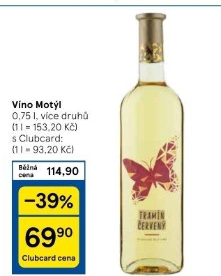 Vína Motýl Víno Mikulov