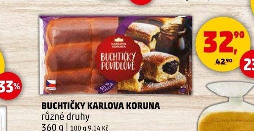 České buchtičky Karlova Koruna
