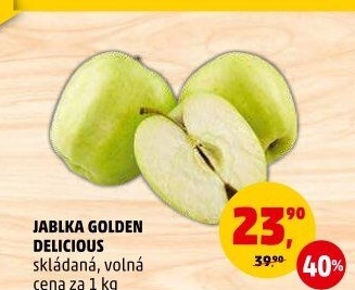 Jablka Golden Delicious