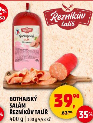 Salám Gothaj Řezníkův talíř