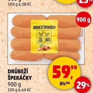 Špekáčky drůbeží Řezníkův talíř