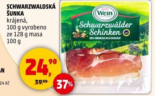 Šunka schwarzwaldská Wein