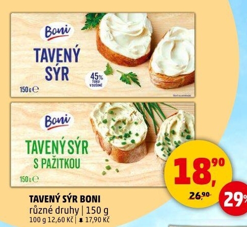 Sýr tavený Boni