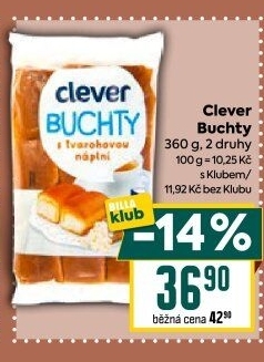 Buchty s náplní Clever
