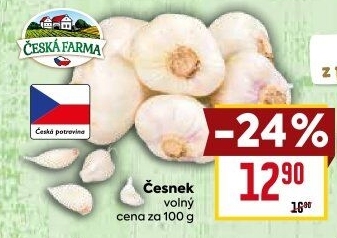 Česnek Česká farma