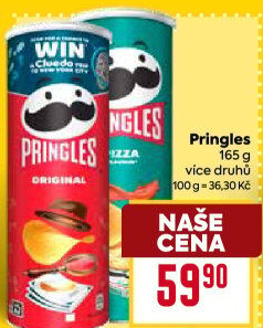 Chipsy Pringles - tubus