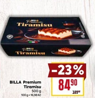 Dezert tiramisu Premium Billa