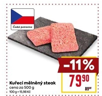 Kuřecí steak mletý
