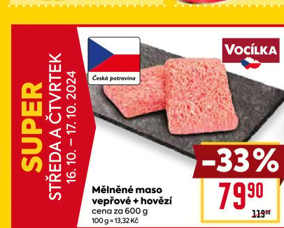 Mleté maso mix Vocílka