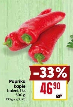 Paprika červená kapie