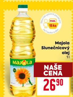 Slunečnicový olej Majola