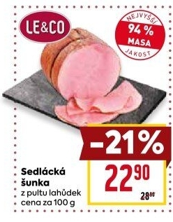 Šunka sedlácká Le&amp