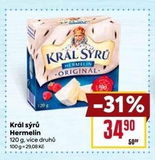 Sýr Hermelín Král sýrů