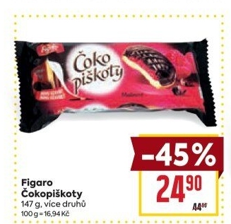 Čokopiškoty Figaro
