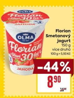 Jogurt smetanový Florian Olma