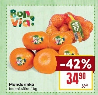 Mandarinky Billa Bonvia