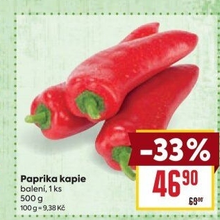 Paprika červená kapie