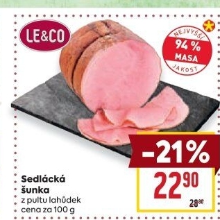 Šunka sedlácká Le&amp