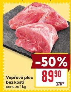 Vepřová plec bez kosti