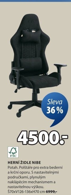Herní židle Nibe
