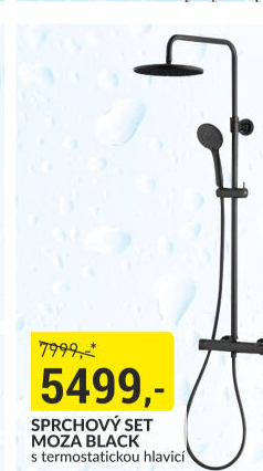 Sprchový set Moza Black