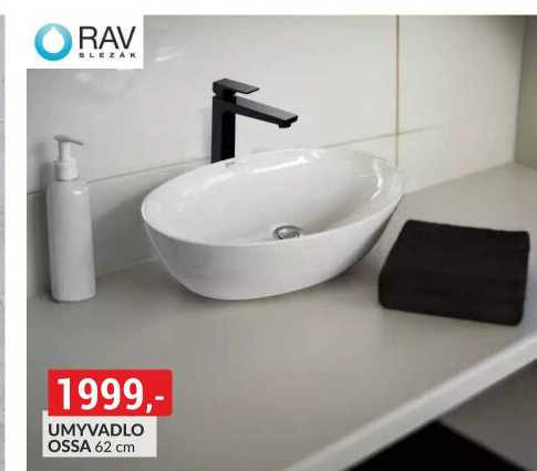 Umyvadlo Ossa Ravslezák