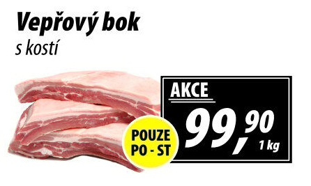 Vepřový bok s kostí