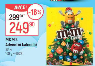 Adventní kalendář M&amp