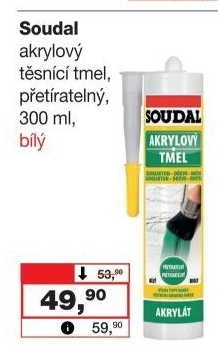 Akrylový tmel Soudal