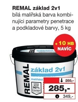 Barva penetrační 2v1 Základ Remal