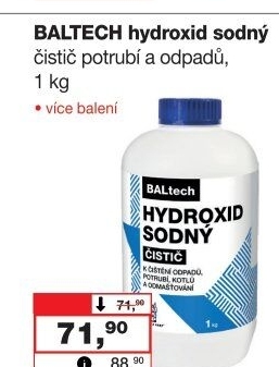 Hydroxid sodný Baltech