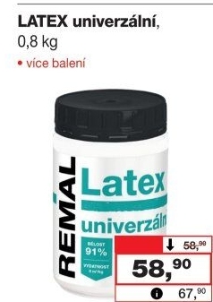 Latexový nátěr univerzální Remal