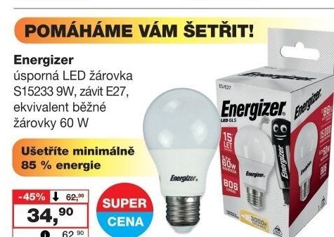 LED žárovka Energizer