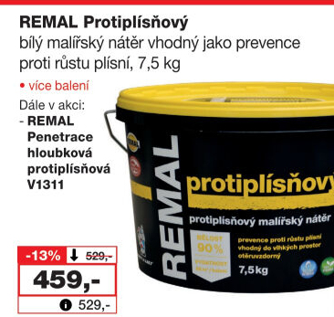 Malířský protiplísňový nátěr Remal