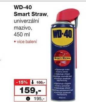 Mazivo Smart Straw WD-40