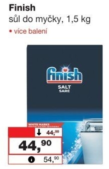 Sůl do myčky Finish