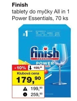 Tablety do myčky Power Essential Finish
