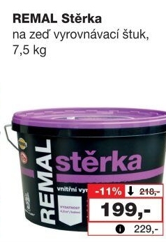 Vyrovnávací stěrka Remal