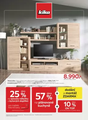 akční leták Kika nábytek 21.10.2024-10.11.2024