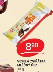 Dezert řez Veselá zvířátka