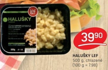 Halušky Lef