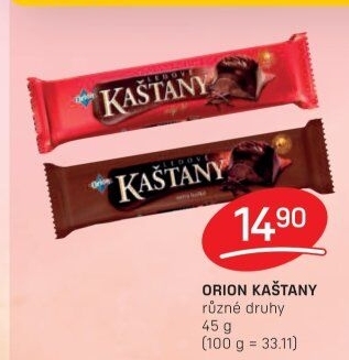 Ledové kaštany Orion