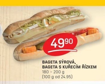 Obložená bageta