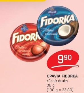 Oplatky Fidorka Opavia