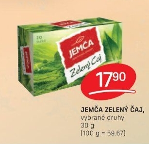 Zelený čaj Jemča