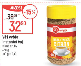 Instantní čaj Váš Výběr