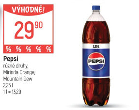 Limonáda Pepsi